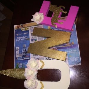 Custom letters